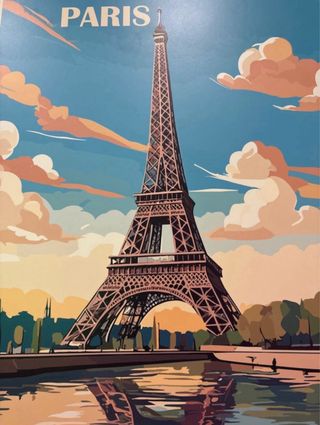 Cuadro Decorativo Torre Eiffel París