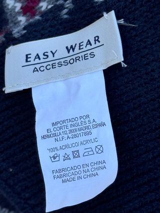 Bufanda Easy Wear Estampada Hombre