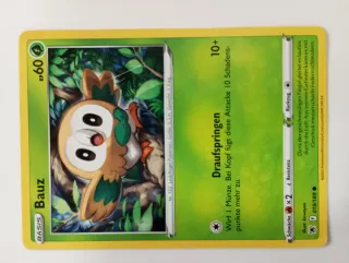 Carta original Pokémon Bauz 60 HP