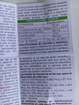 Baliza V16 ledOne DGT