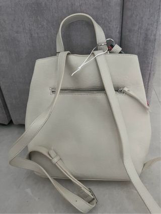 Mochila Desigual Blanca Estampada