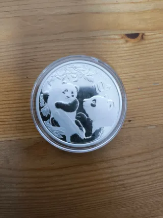 Panda Plata Bullion 10 Yuan