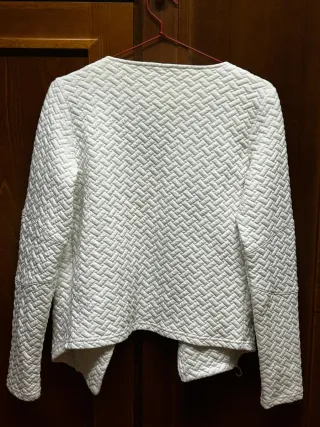 Chaqueta guateada OBJECT blanca