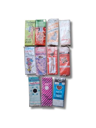 Lote de 11 panties vintage 60/70s nuevos