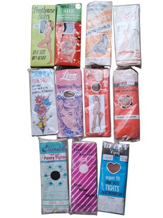 Lote de 11 panties vintage 60/70s nuevos
