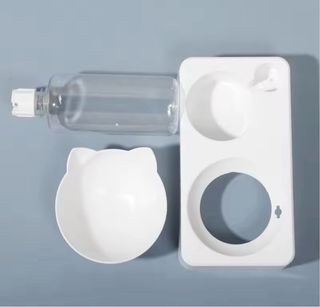 Cuenco comedero agua automática bol inclinable