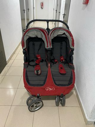 Carrito Doble Silla Paseo Gemelar