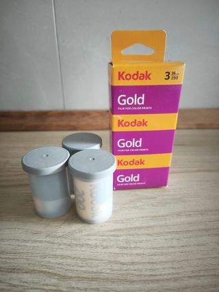 Pack 3 carretes Kodak Gold 200