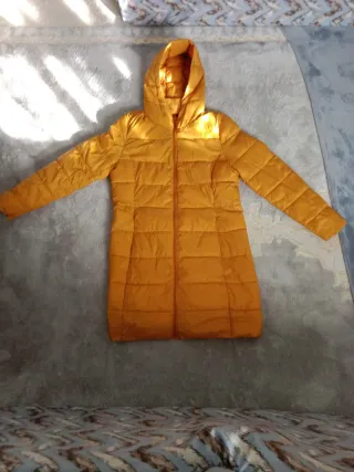 Chaqueta larga acolchada