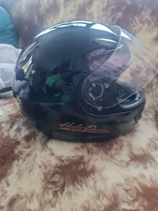 Casco Moto Harley-Davidson Custom Negro, lo tengo