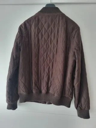 Cazadora acolchada Zara Marrón XL