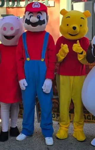 Mascotte Peppa Pig , Winnie