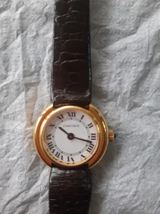 Reloj Cartier Paris 925 Plata swiss plaque.or+20