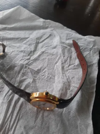 Reloj Cartier Paris 925 Plata swiss plaque.or+20