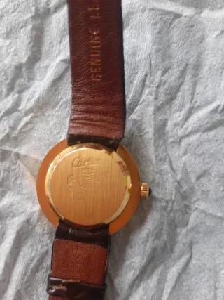 Reloj Cartier Paris 925 Plata swiss plaque.or+20