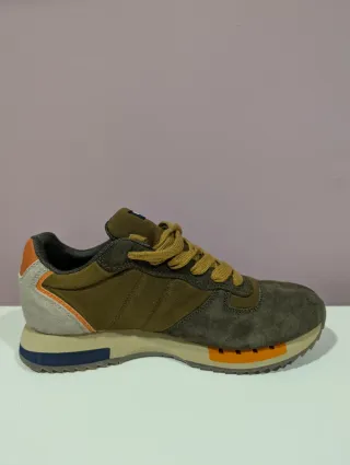 Zapatillas Blauer Marrón y Gris