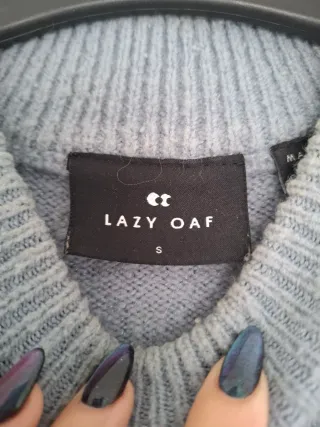 Jersey Lazy Oaf Gato Azul Talla S