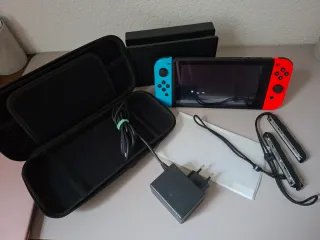 Nintendo Switch Blu/Rosso + Accessori