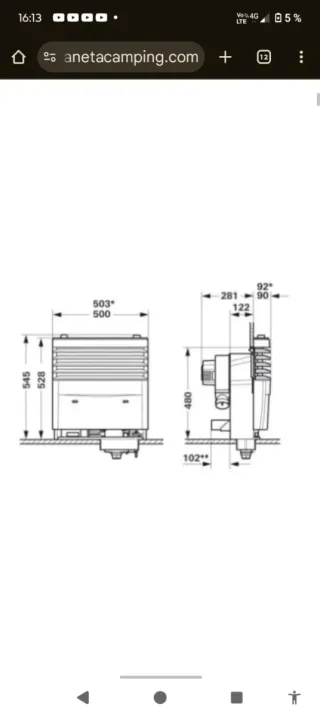 Calefacción Gas Truma S-3004