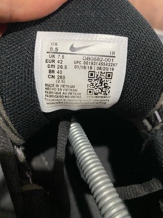Nike Air Tn Negras Talla 42