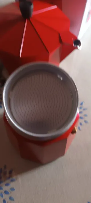 Cafetera Italiana Roja