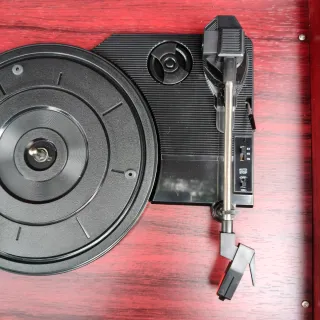 Combo Reproductor Vinilo, CD y USB "FENTON"