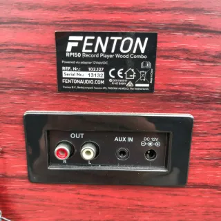 Combo Reproductor Vinilo, CD y USB "FENTON"