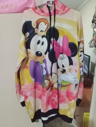 Sudadera Mickey y Minnie con Monos