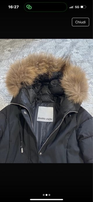 Piumino donna nero taglia 40