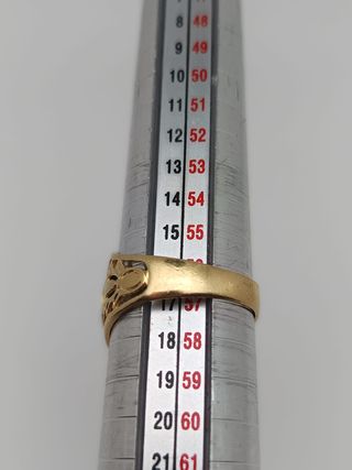 J-0801 Sello Oro 18K Letra R