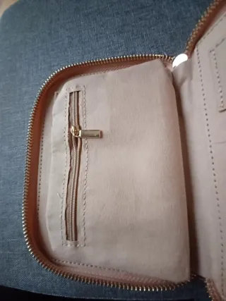 Estuche Joyas Viaje Rosa Dorado