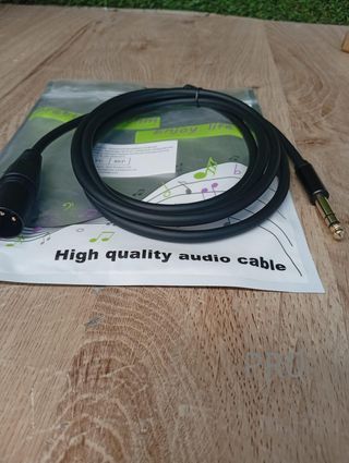 Cable de audio - Jack de 6,35 mm 2m - XLR