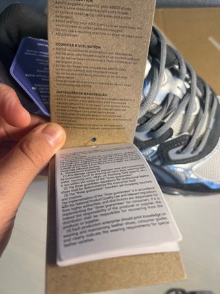 Asics Gel NYC Nuevas Gris/Blanco Talla 42,5