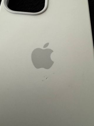 Cover Silicone Apple iPhone 14 Plus Bianco