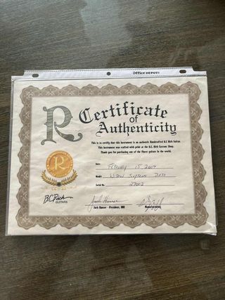 B.C. Rich USA Custom Shop Widow Bass Guitar Bajo