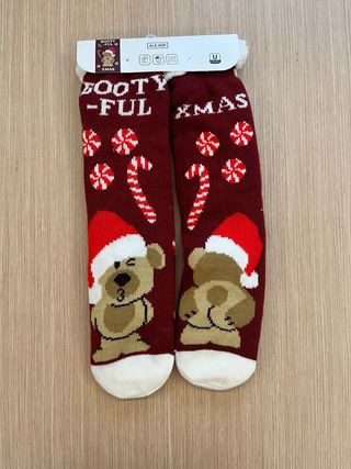 Calcetines Booty-ful de Navidad Talla Única