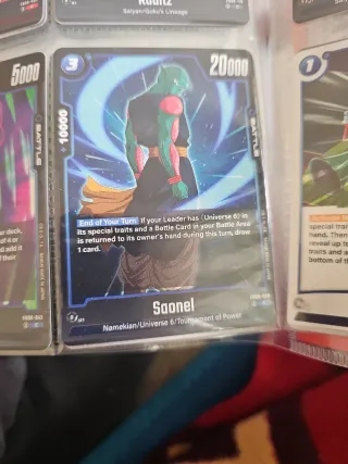 Cartas Dragon Ball FBO8 cambio