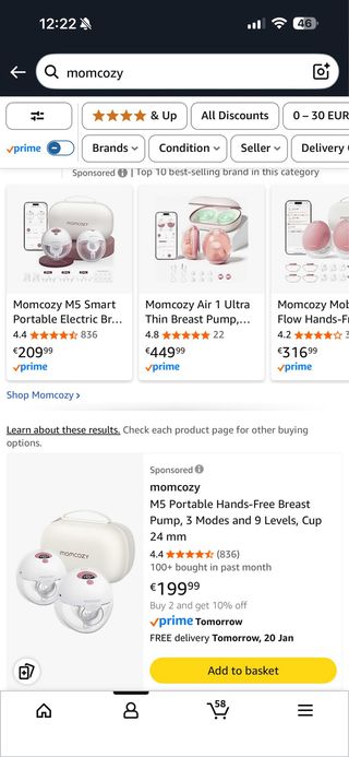 Sacaleches Momcozy M5