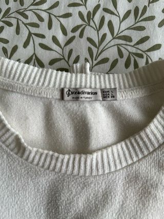 Jersey Stradivarius blanco