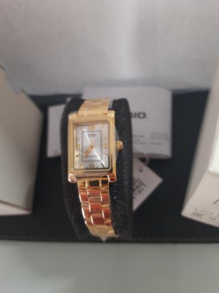 Orologio Casio Rettangolare Dorato