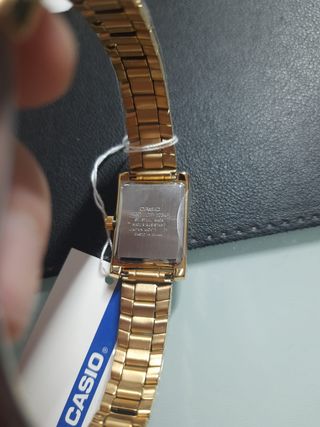 Orologio Casio Rettangolare Dorato