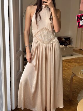 Vestido Zara pedreria