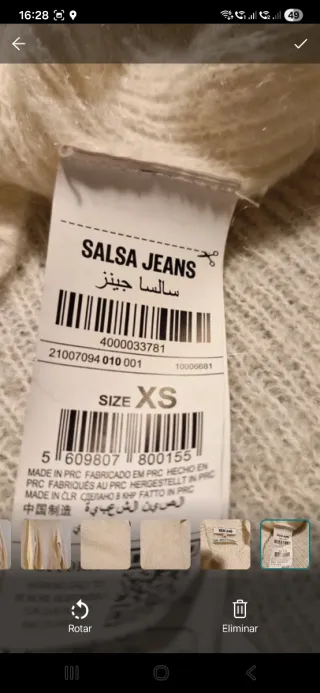 Jersey Salsa Jeans Beige