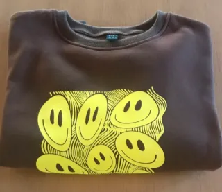 Felpa donna con smile