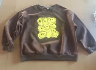 Felpa donna con smile