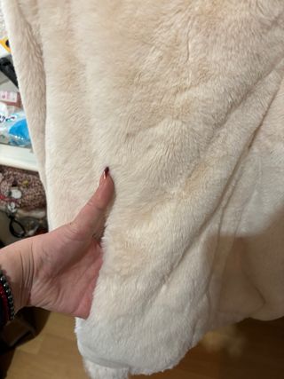 Chaqueta pelo blanco Talla S