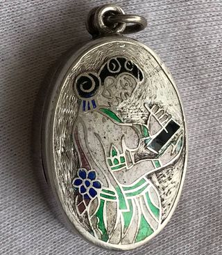 Cajita Plata Ley Esmalte México + Regalo