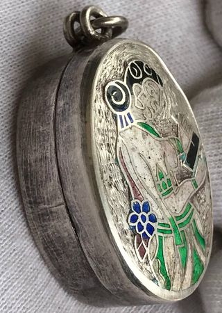 Cajita Plata Ley Esmalte México + Regalo