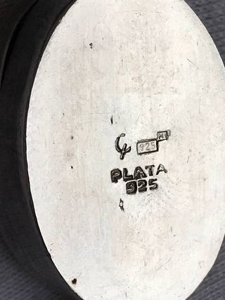 Cajita Plata Ley Esmalte México + Regalo