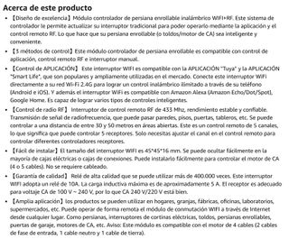 Controlador Persiana Enrollable Inteligente